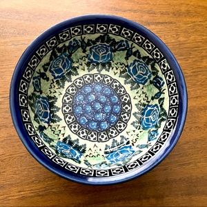 POLISH POTTERY 6” CEREAL BOWL